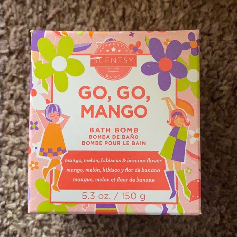 Go, Go, Mango Scentsy Bath Bomb